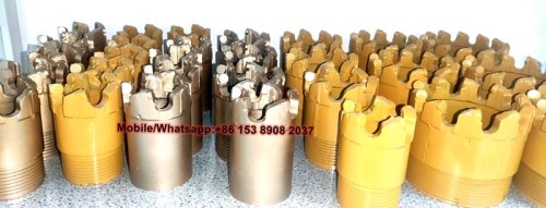 Lower cost PDC core bit for sample coring and well drilling