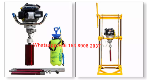Portage Sample Core Drilling rig operating instructions and precautions
