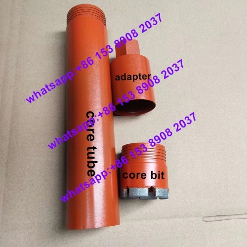 Three parts wet diamond core bit for concrete drilling