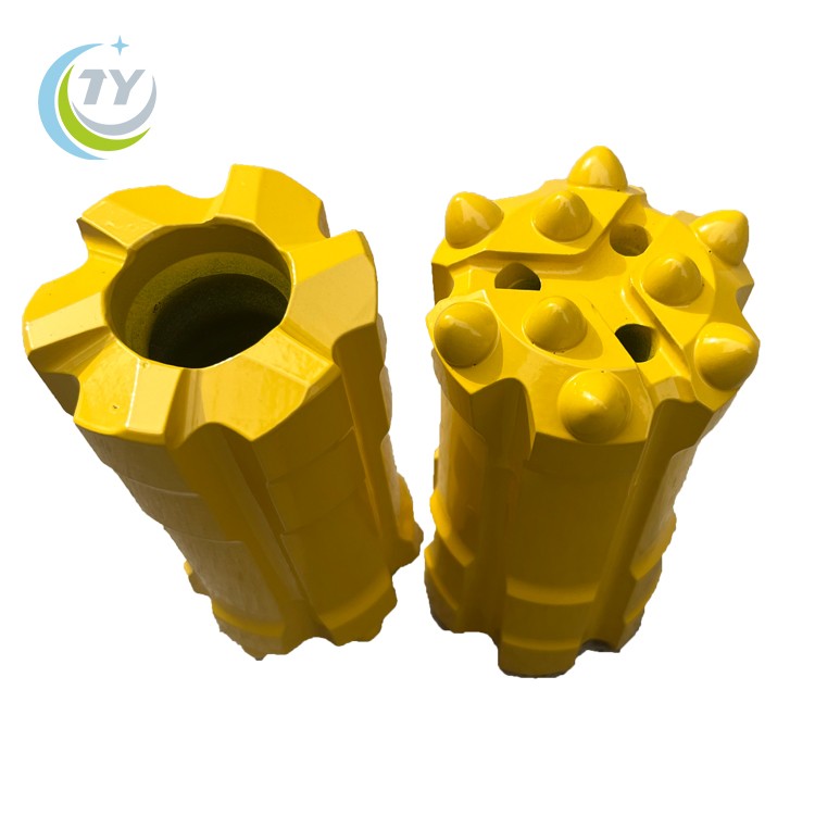 Flat face R32-64mm retrac type button drill bit