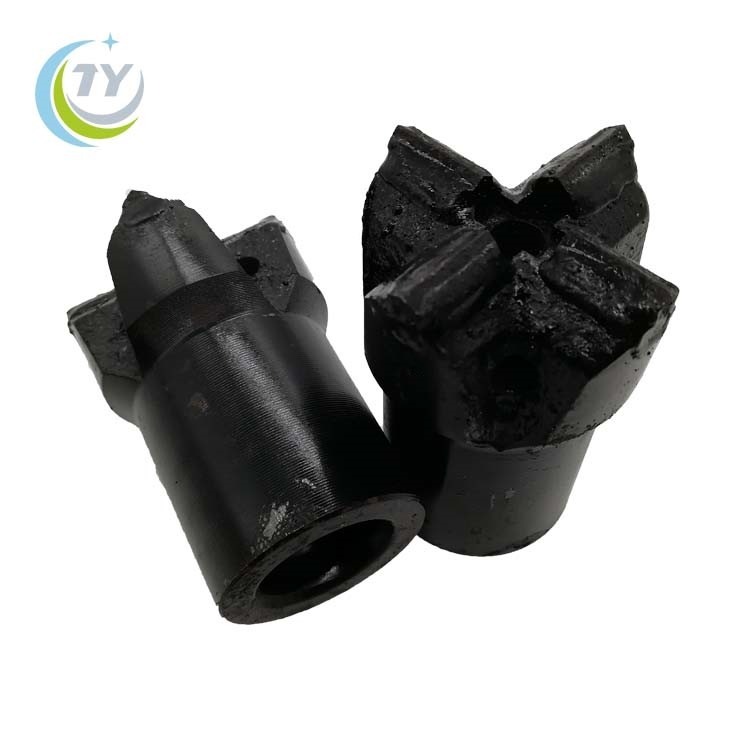 R32-60mm thread cross bit for blast furnance