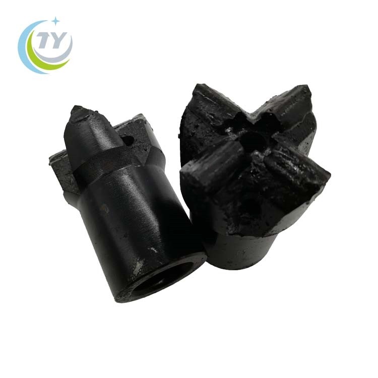 R32-60mm thread cross bit for blast furnance