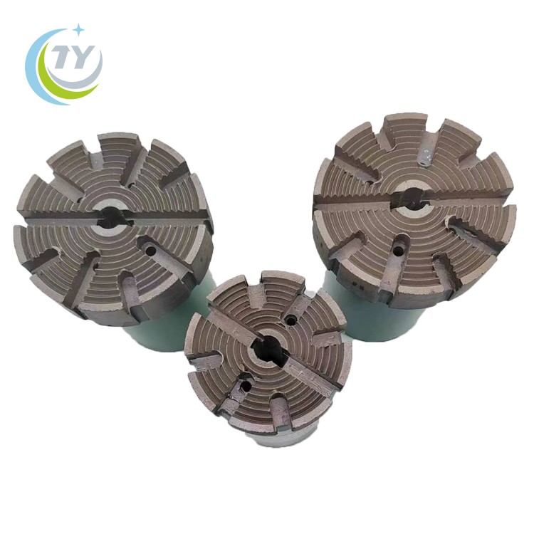 Downhole non core impregnated bit for directional drilling