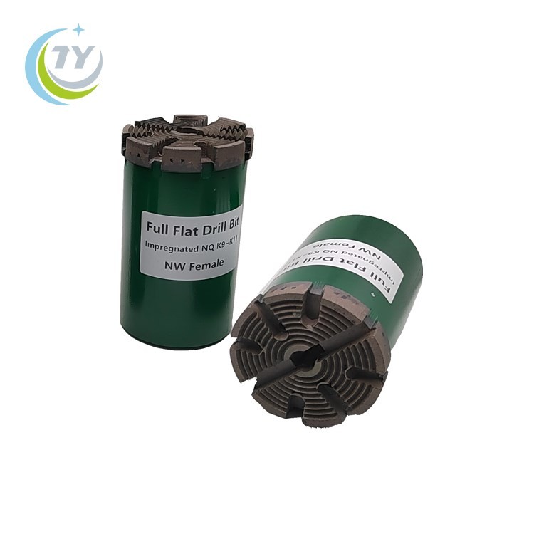 Downhole non core impregnated bit for directional drilling