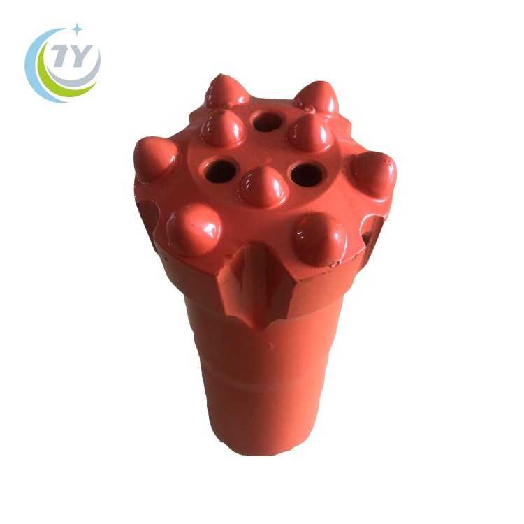 R32-51mm 7 buttons thread rock drill bit head
