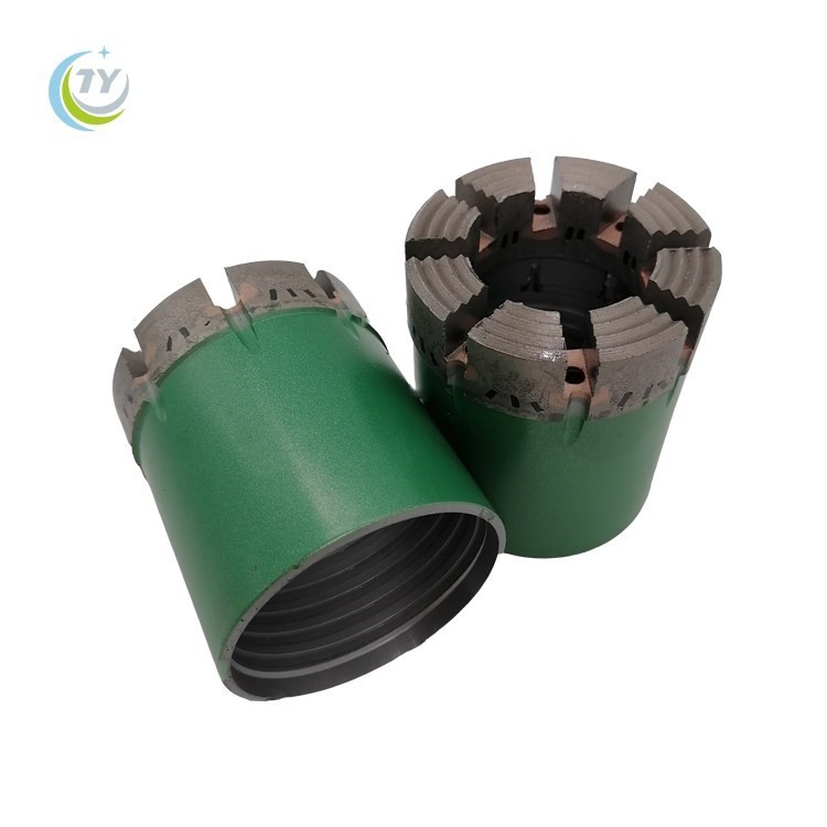 Impregnated diamond core drilling bit nq3