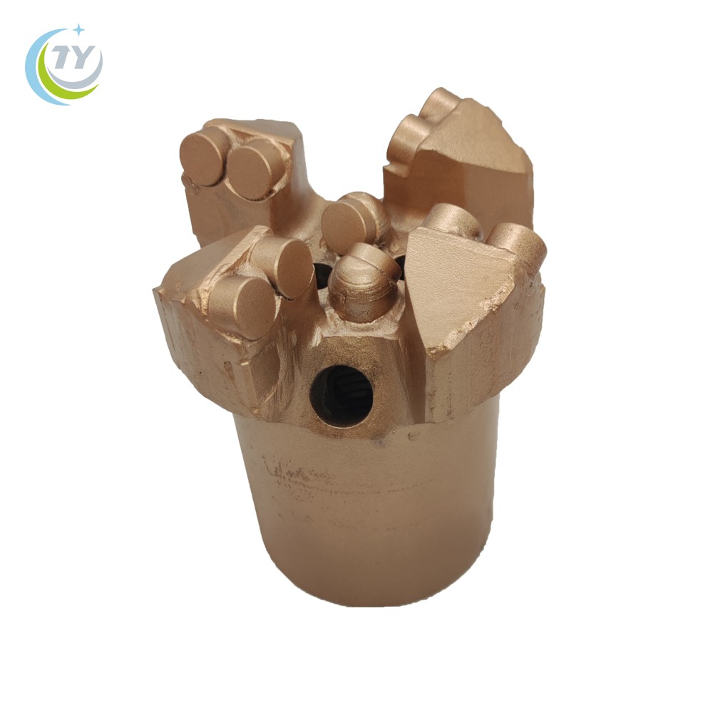 4-wings PDC rock drill bit 98mm