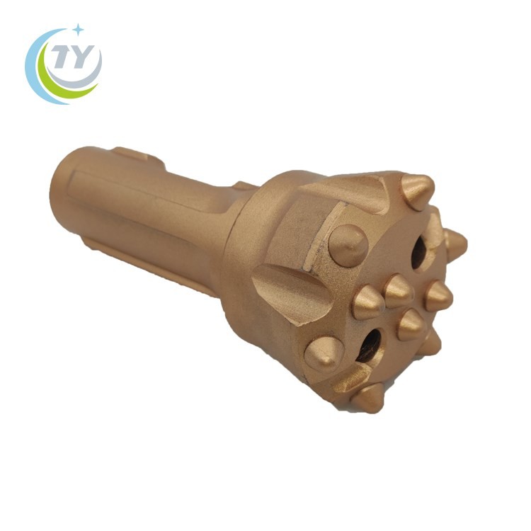 Low air pressure Cir70-76mm DTH bit for drilling