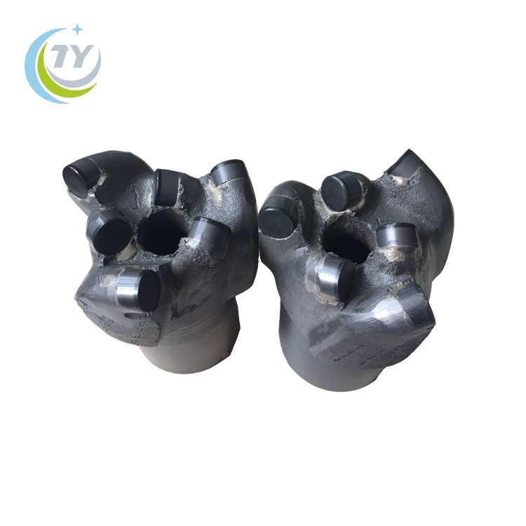 Non coring PDC rock bit 75mm for mining