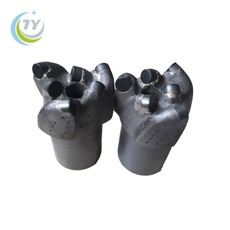 Non coring PDC rock bit 75mm for mining