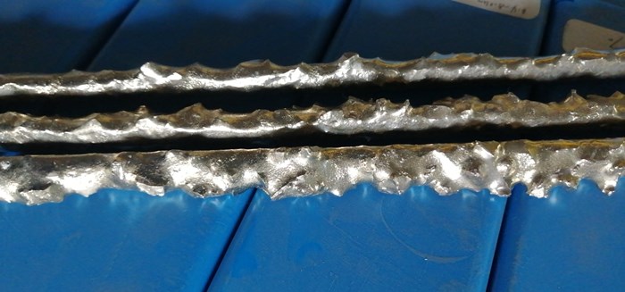 Tungsten carbide welding stick for drill bit repairement