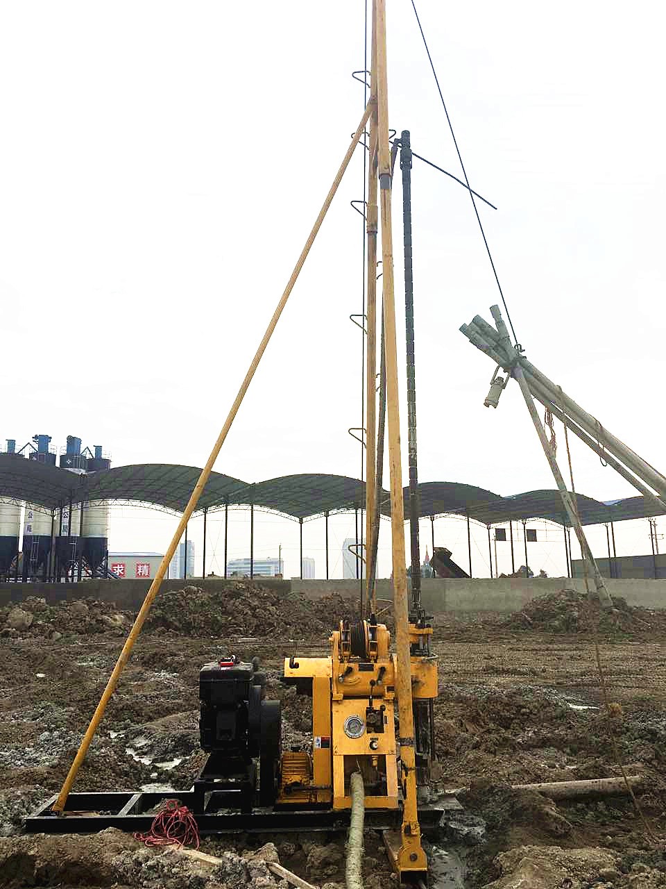 XY-100m hydraulic portable water boring drilling rig