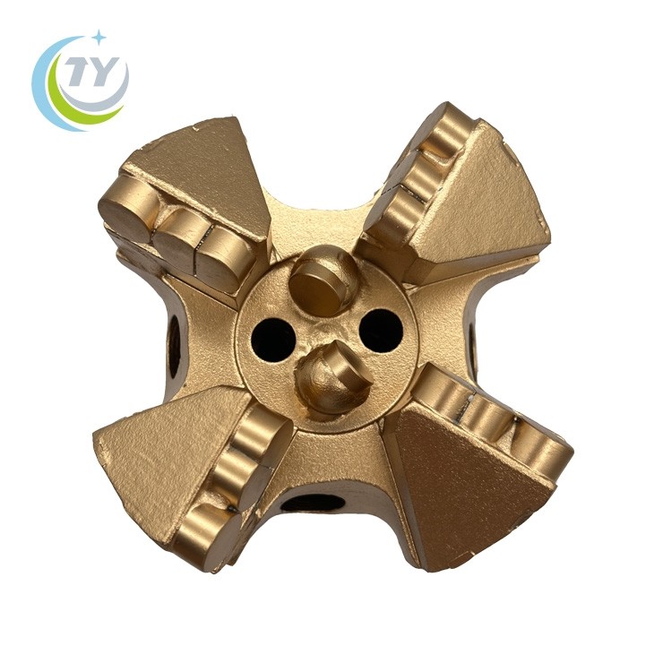 4 wings PDC bit 113mm for hard formation drilling