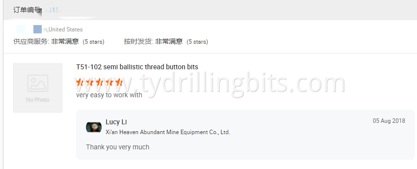 Thread Button Bit Thread Button Bit