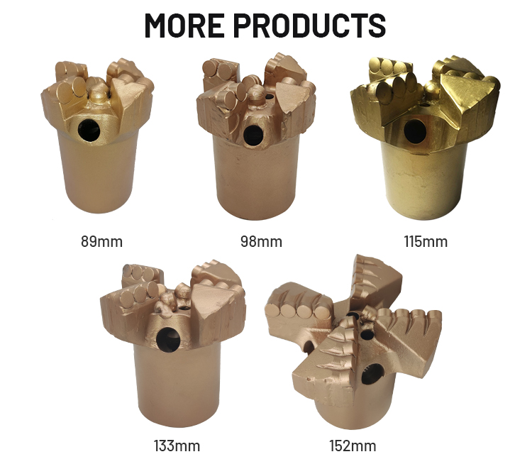 4 wings pdc bits